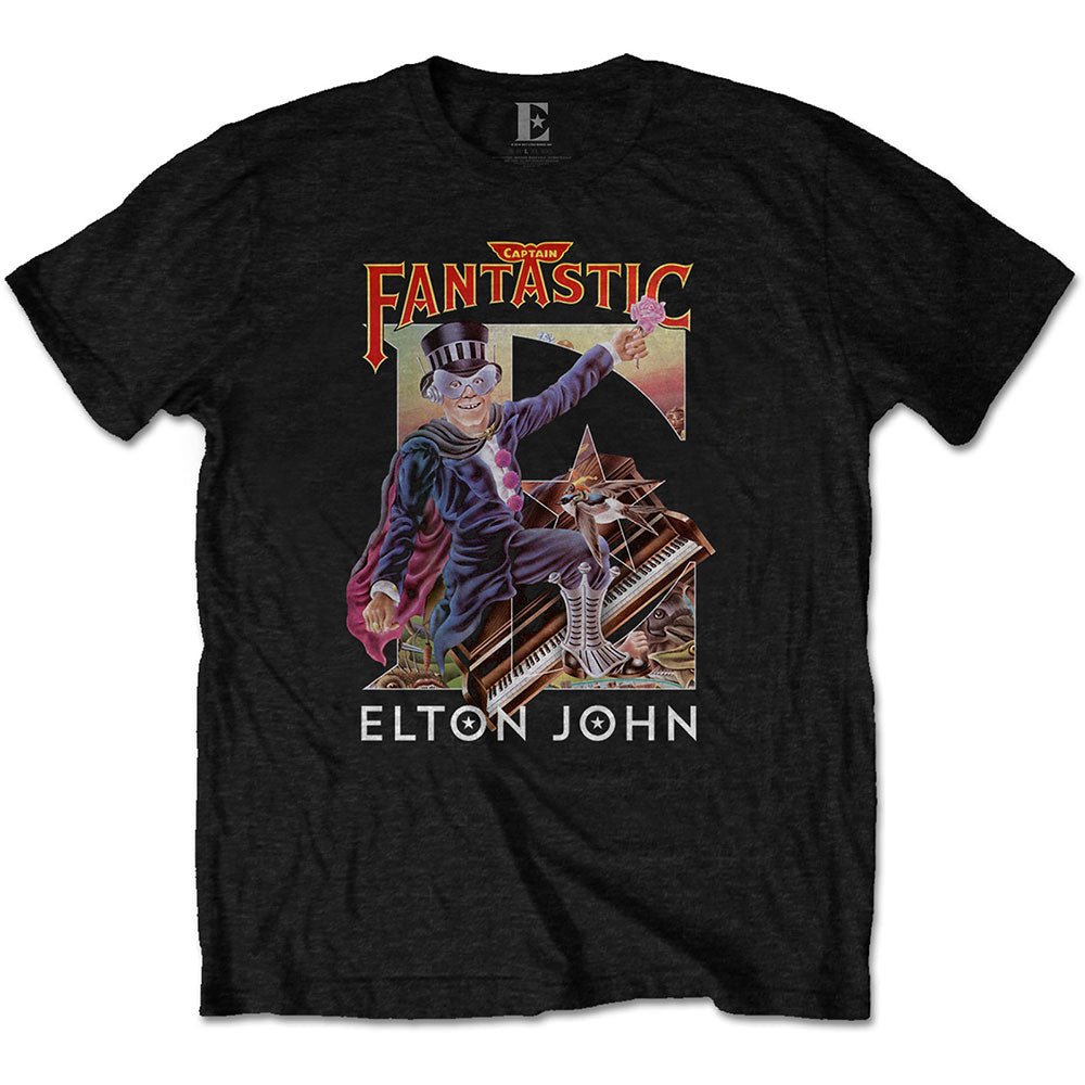 ELTON JOHN エルトンジョン - Captain Fantastic / Tシャツ / メンズ - PGS